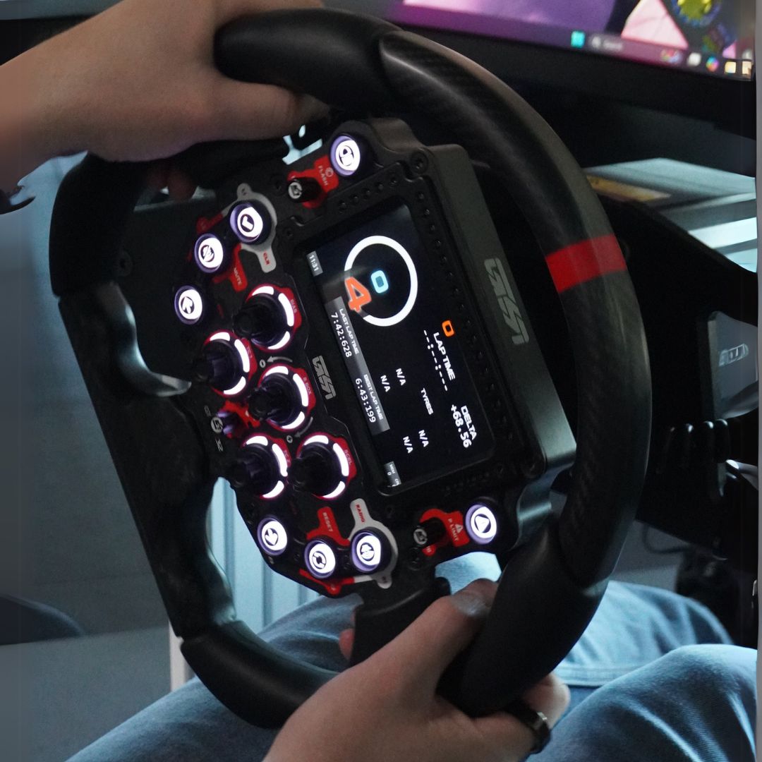 White 3DOF Motion Racing Simulator
