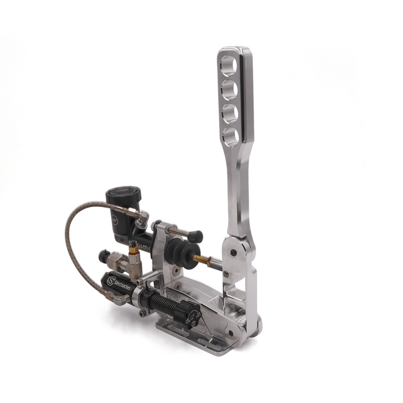 USB Handbrake for sim racers. This handbrake is fully hydraulic.