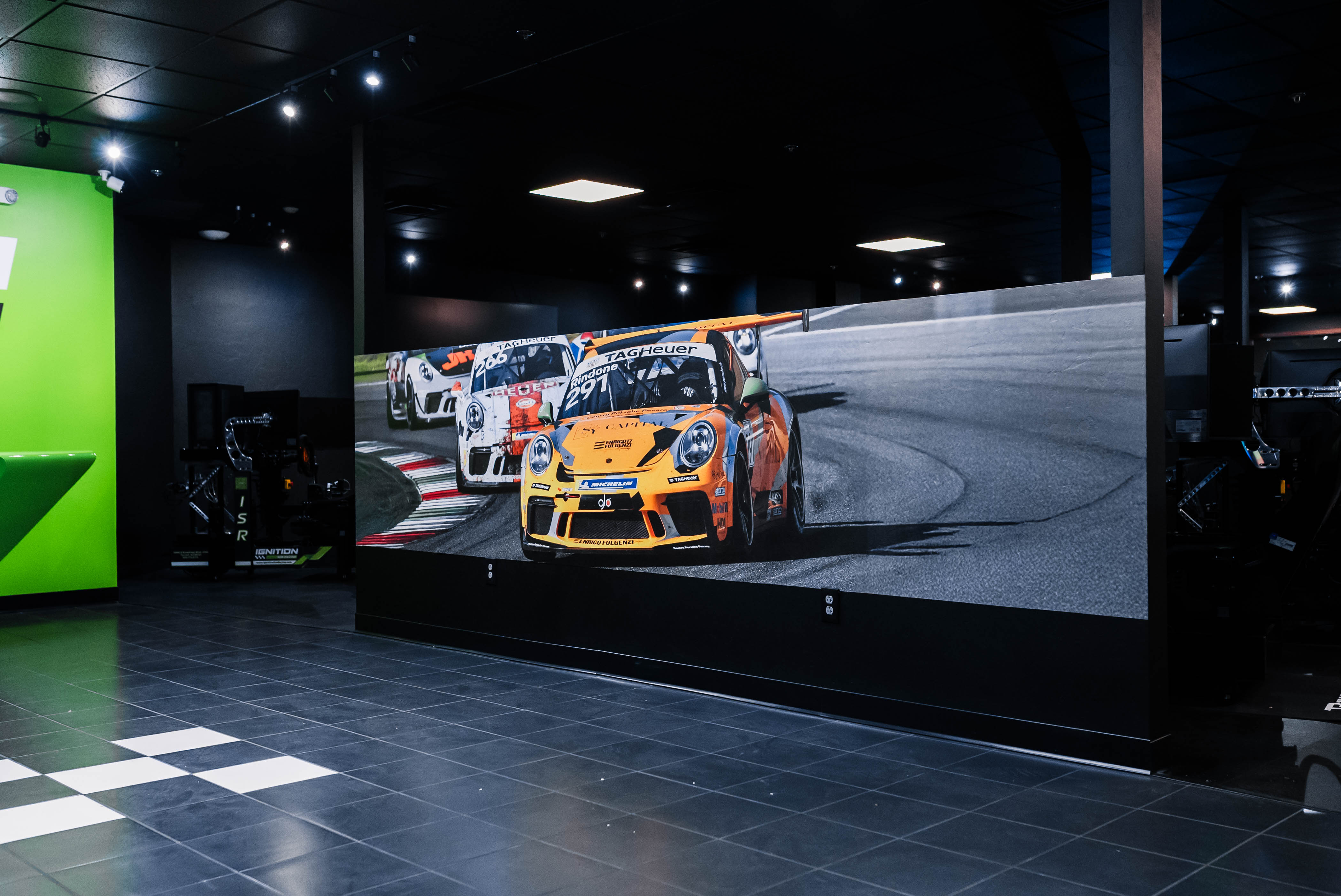 Sim Coaches simulator close up at Ignition Sim Racing