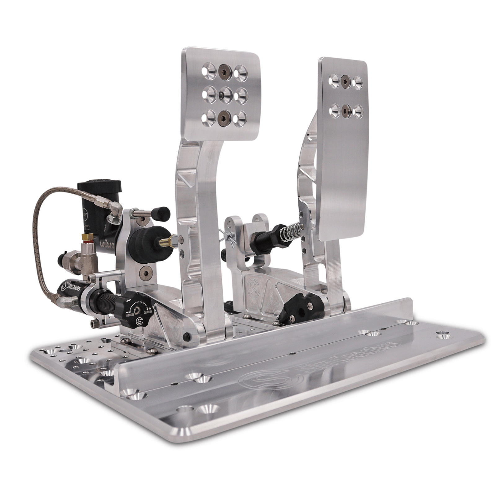 Hydraulic Sim Racing Pedals, 2 Pedal Set