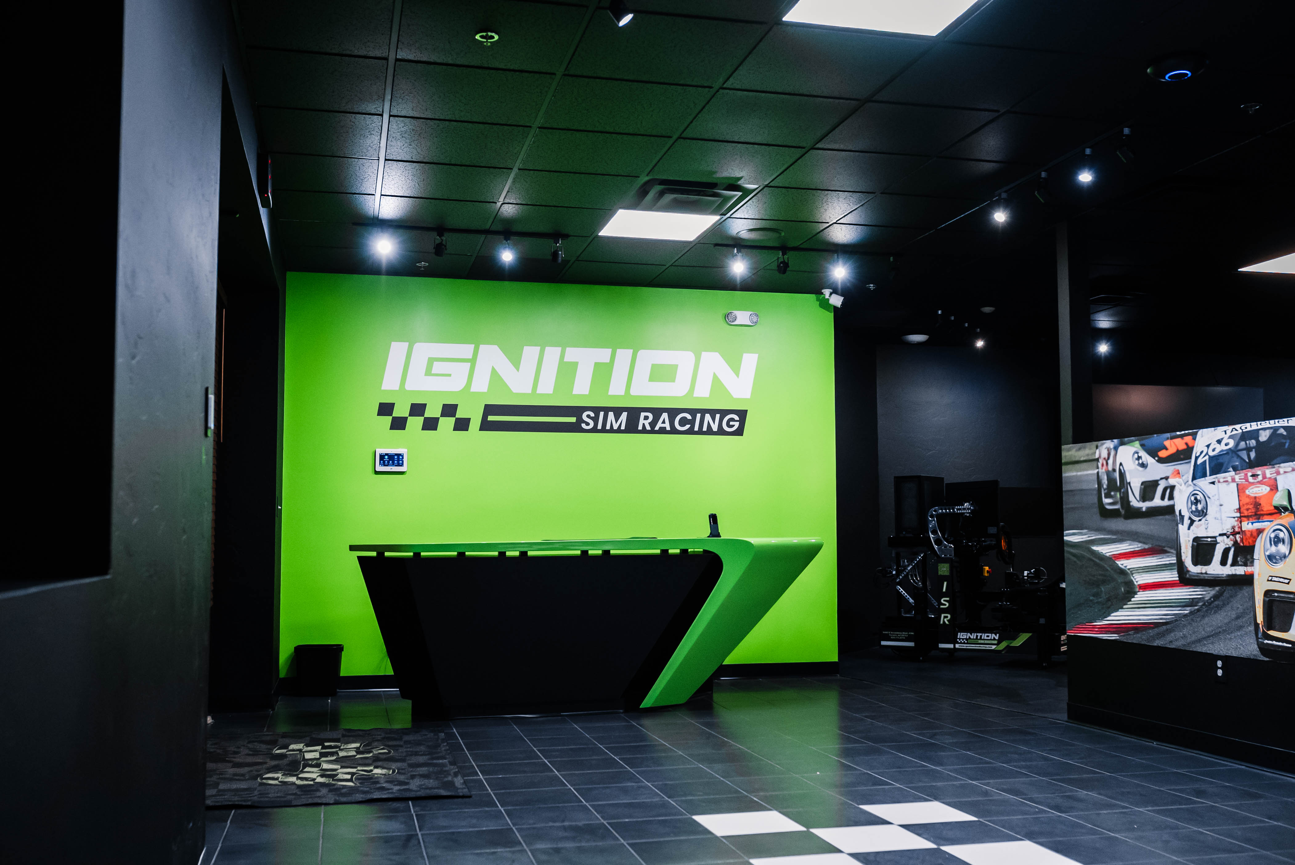 Sim Coaches Omega motion simulators at Ignition Sim Racing